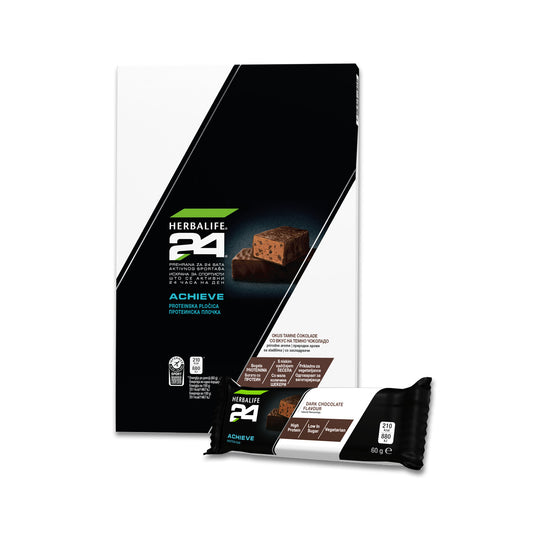 Protein bar dark chocolate flavor, 6 bars x 60 g