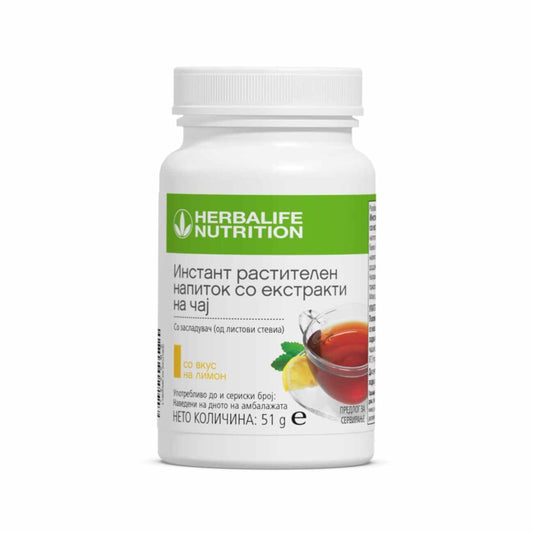 Instant herbal drink with tea extracts with lemon flavor 51 g