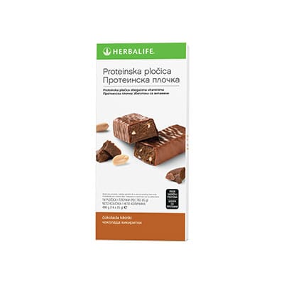 Protein bar chocolate and peanuts flavor 14 bars x 35g