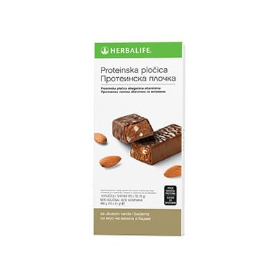 Protein bar vanilla and almond flavor 14 bars x 35 g